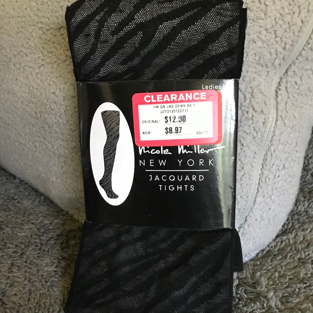 Nicole Miller Jacquard Tights